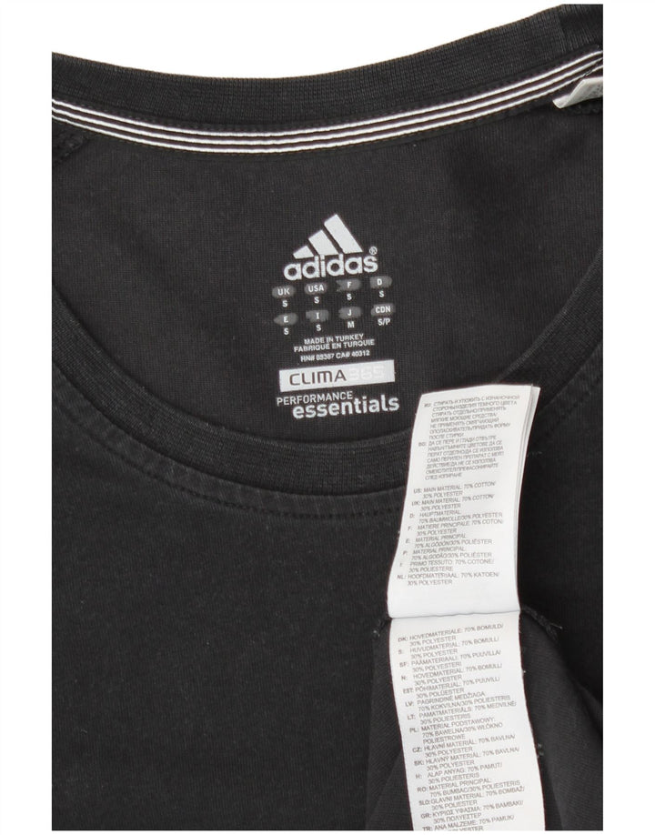 Adidas Mens Clima 365 Top Long Sleeve Small Black Cotton