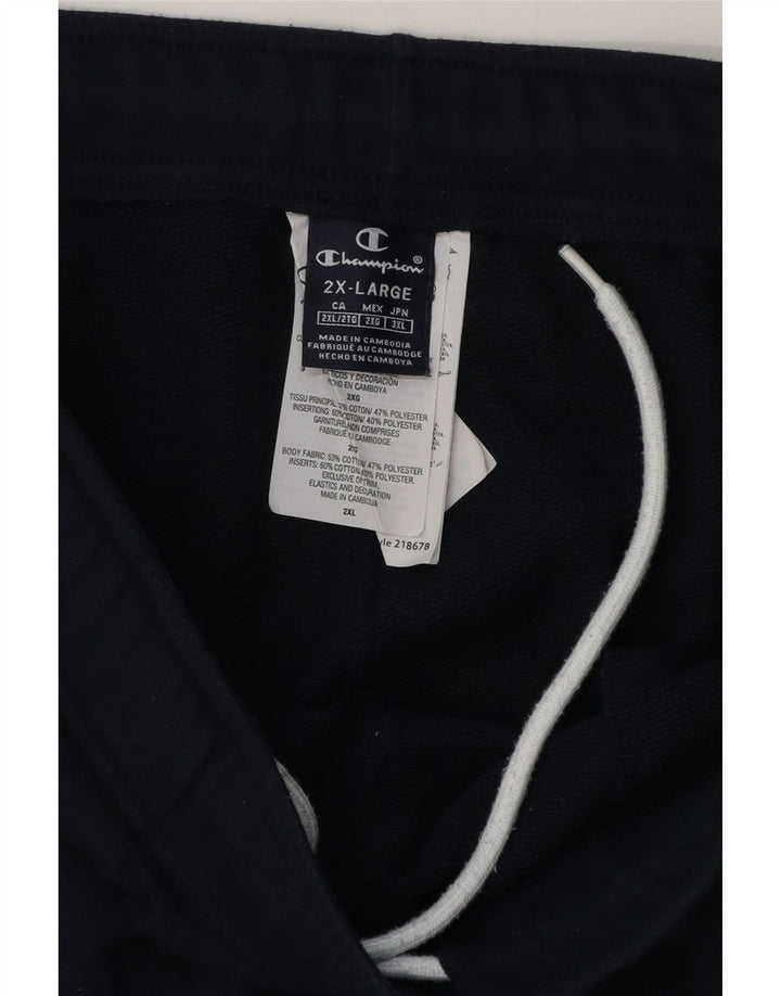 Champion Mens Tracksuit Trousers 2XL  Navy Blue Cotton