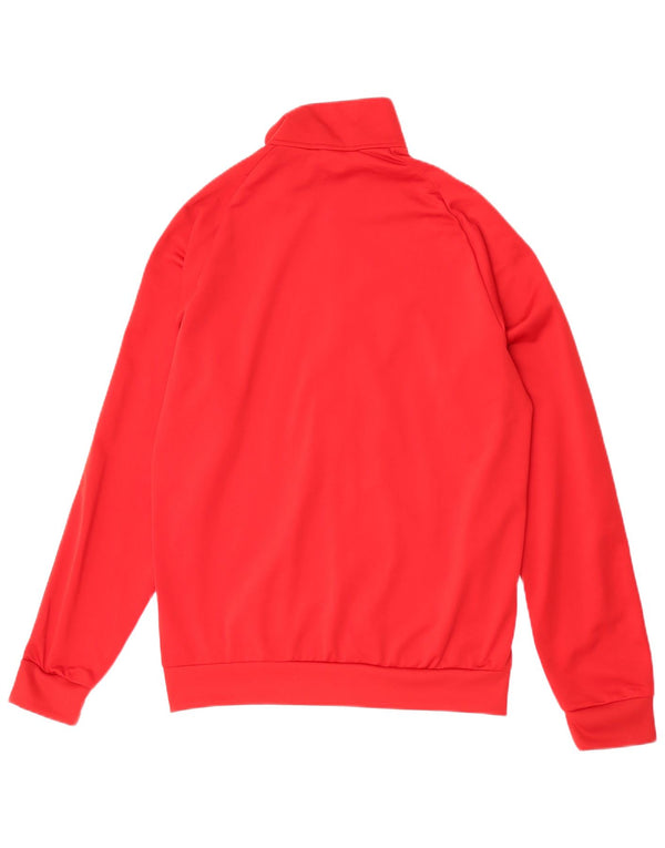 Adidas Mens Tracksuit Top Jacket Medium Red Polyester