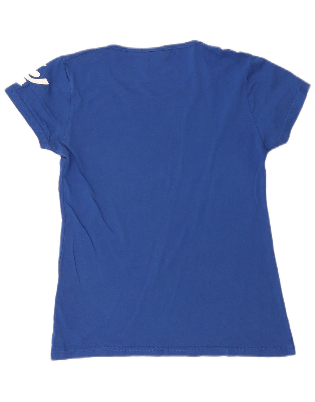 Freddy Womens Graphic T-Shirt Top UK 12 Medium Blue Cotton
