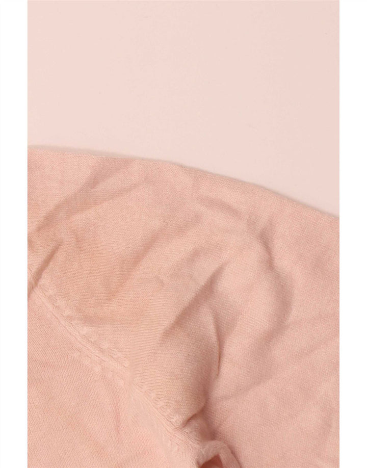 Marks & Spencer Womens Oversized Boat Neck Jumper Sweater UK 16 Large Pink