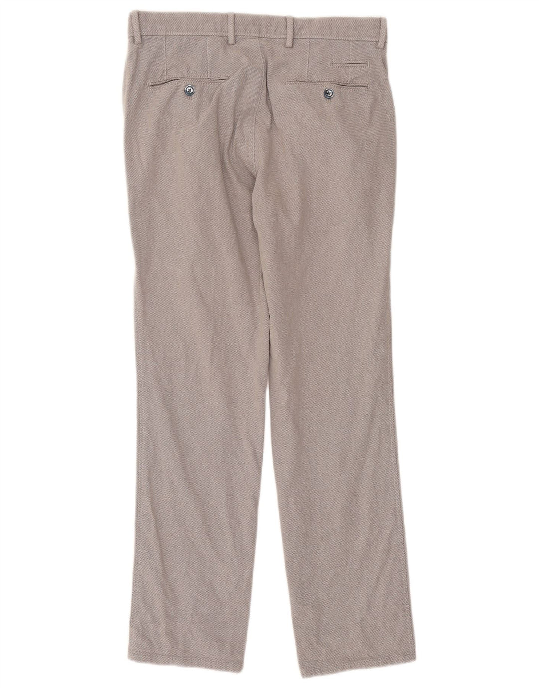Massimo Dutti Mens Chino Trousers EU 38 Small W30 L29 Grey Argyle/Diamond