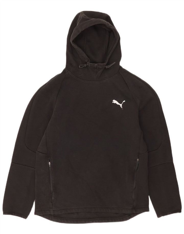 Puma Womens Hoodie Jumper UK 16 Large Black