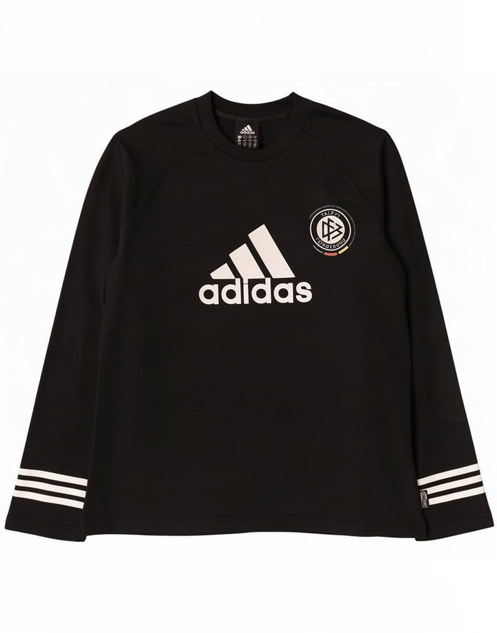 Adidas Mens Climawarm Graphic Top Long Sleeve UK 40/42 Medium Black
