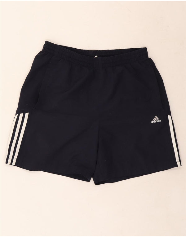Adidas Mens Sport Shorts Medium  Navy Blue Polyester