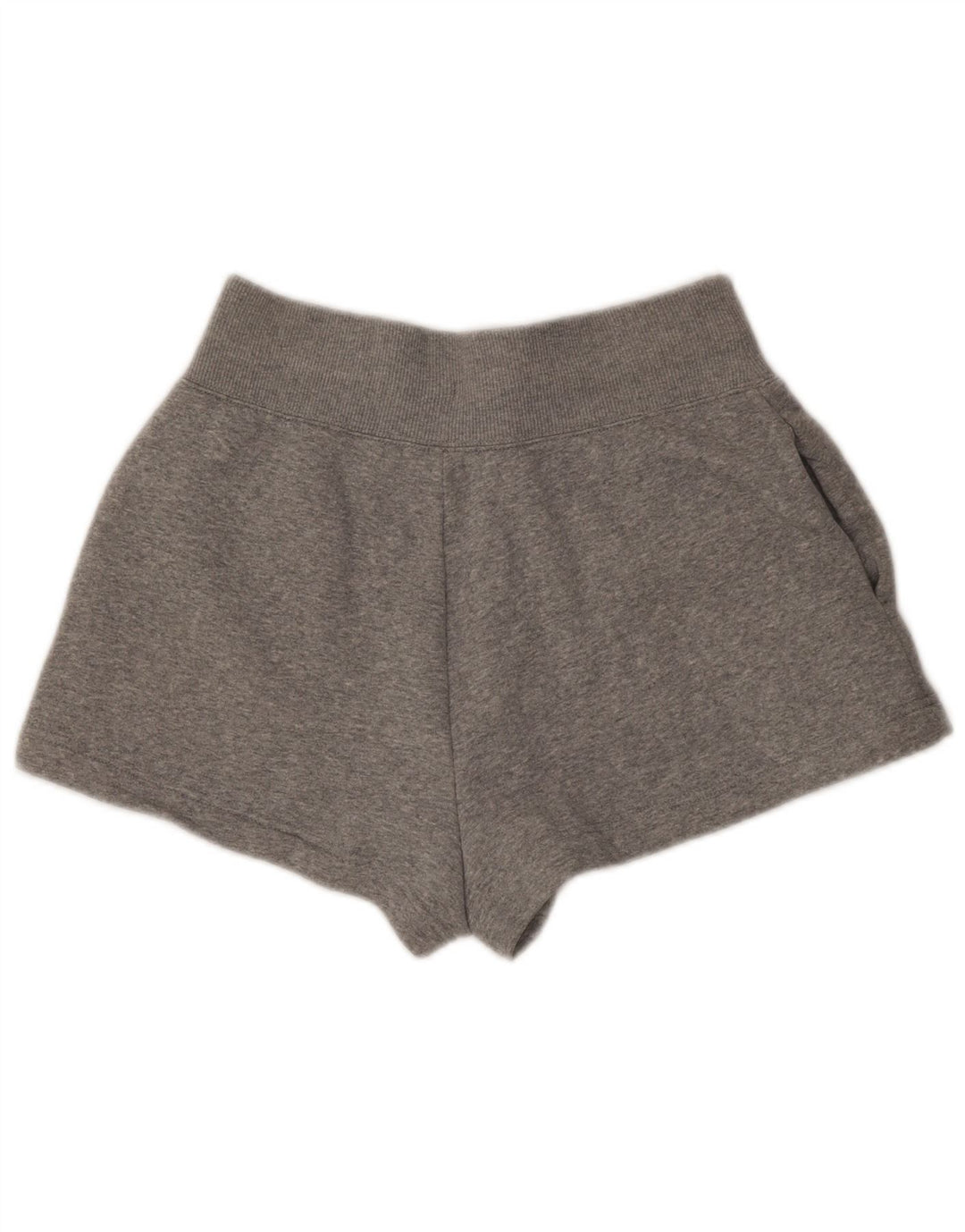 NIKE Womens Sport Shorts UK 10 Small  Grey Cotton