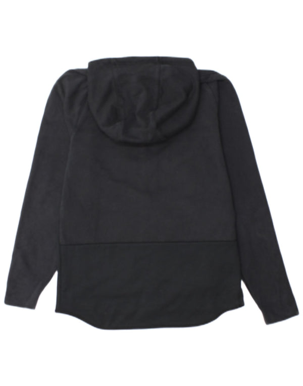 Nike Mens Zip Hoodie Sweater Small Black Cotton