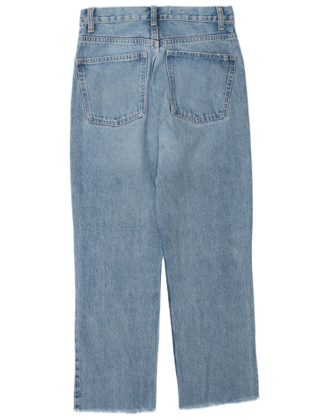 ZARA Womens High Waist Straight Jeans EU 36 XS W26 L26 Blue Cotton