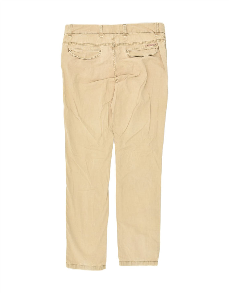 TOMMY HILFIGER Mens Slim Chino Trousers W34 L32  Beige Cotton | Vintage Tommy Hilfiger | Thrift | Second-Hand Tommy Hilfiger | Used Clothing | Messina Hembry 