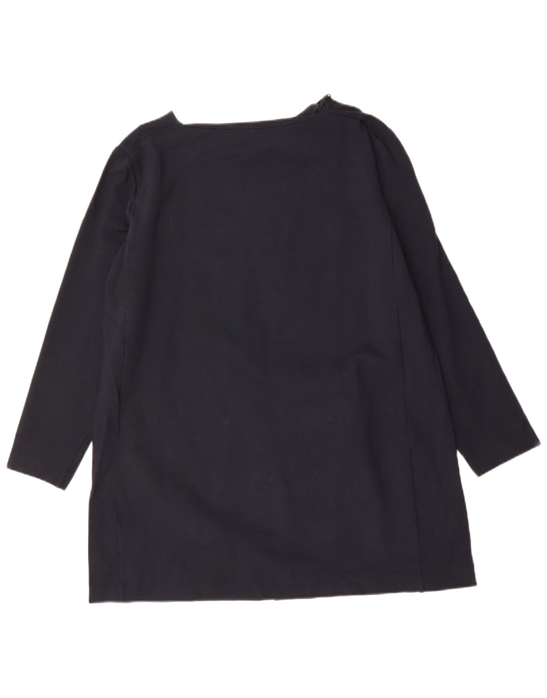 COS Womens Tunic Dress UK 16 Large Navy Blue Viscose