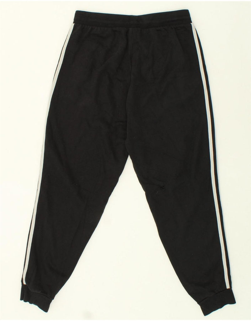 ADIDAS Mens Tracksuit Trousers Joggers Medium Black Cotton | Vintage Adidas | Thrift | Second-Hand Adidas | Used Clothing | Messina Hembry 