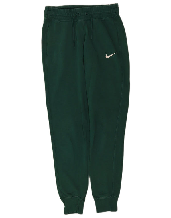 Nike Mens Graphic Tracksuit Trousers Joggers Small  Green Cotton