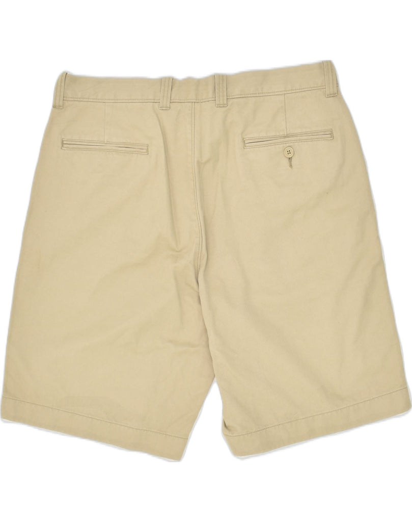 J. CREW Mens Broken In Chino Shorts W34 Large  Beige Cotton | Vintage J. Crew | Thrift | Second-Hand J. Crew | Used Clothing | Messina Hembry 