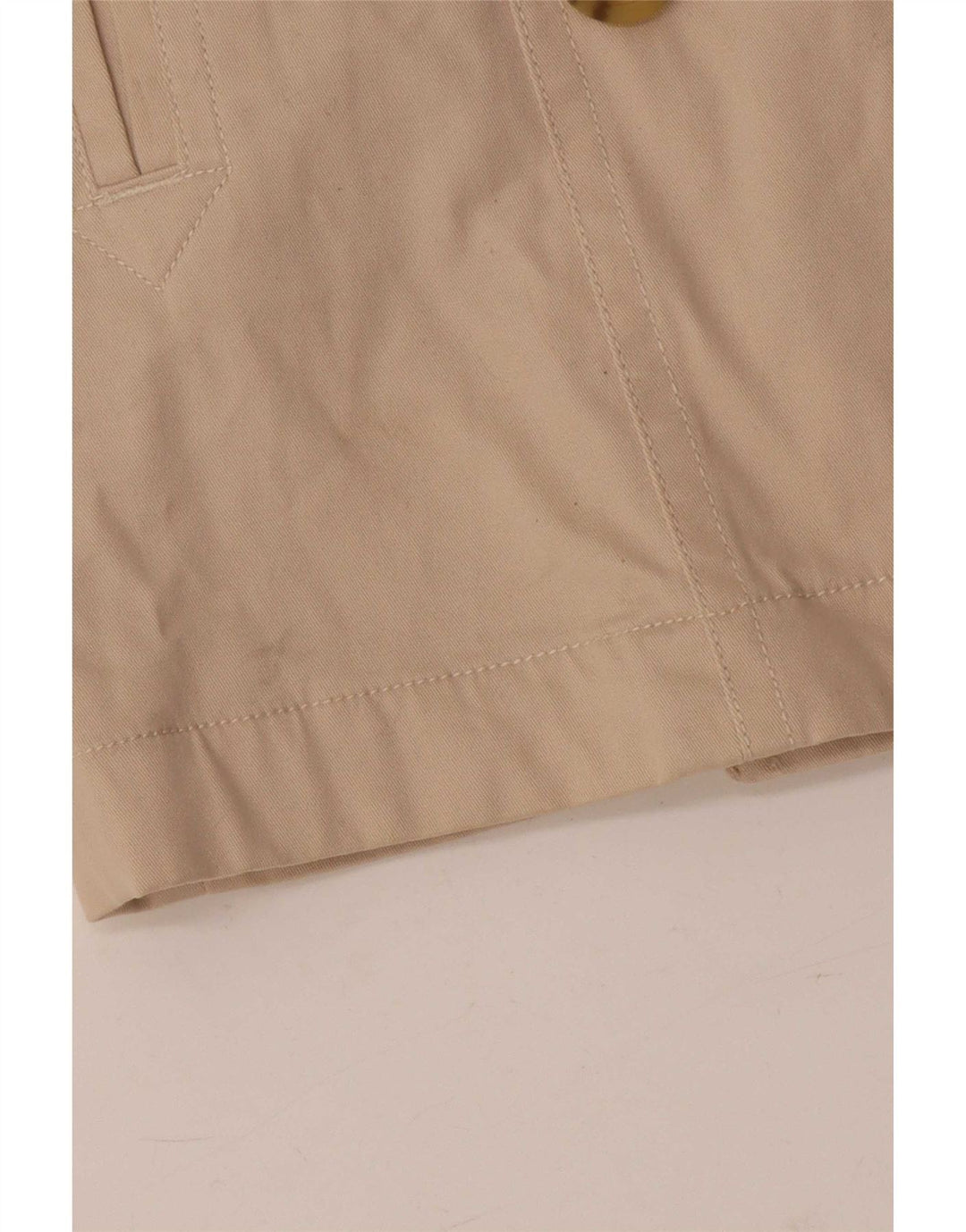 Gap Womens Pea Coat UK 12 Medium Beige Cotton