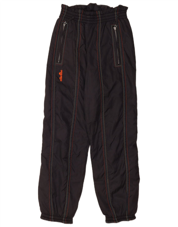 Ellesse Womens Joggers Ski Trousers UK 12 Medium Black Polyamide