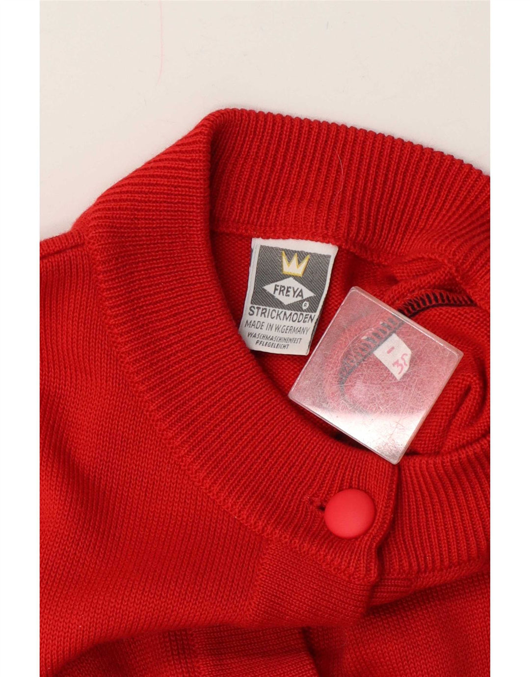 Freya Womens Cardigan Sweater EU 38 Medium Red Polyacrylic