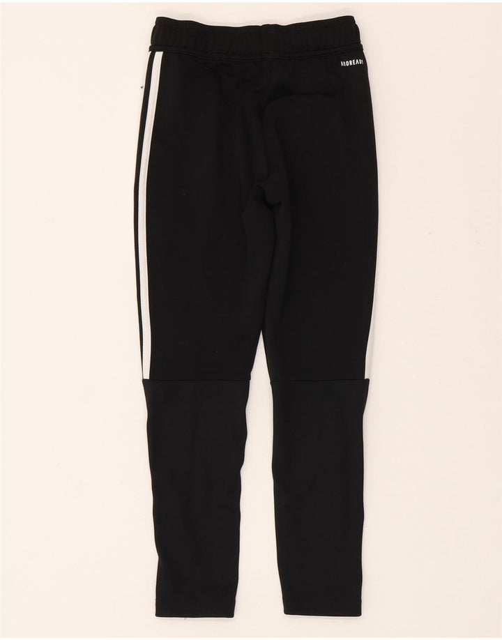 Adidas Boys Tracksuit Trousers 7-8 Years  Black Polyester