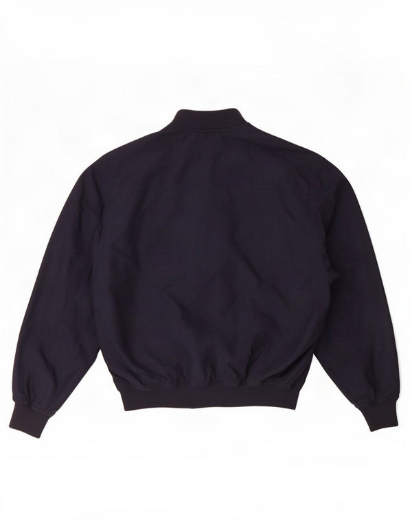 Faciba Mens Bomber Jacket IT 50 Large Navy Blue