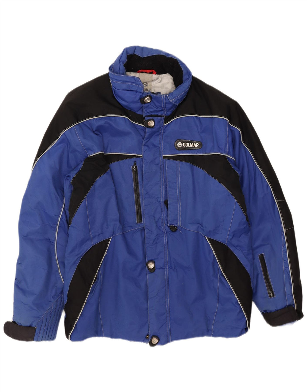 Colmar Mens Ski Jacket UK 40 Large Blue Colourblock Nylon