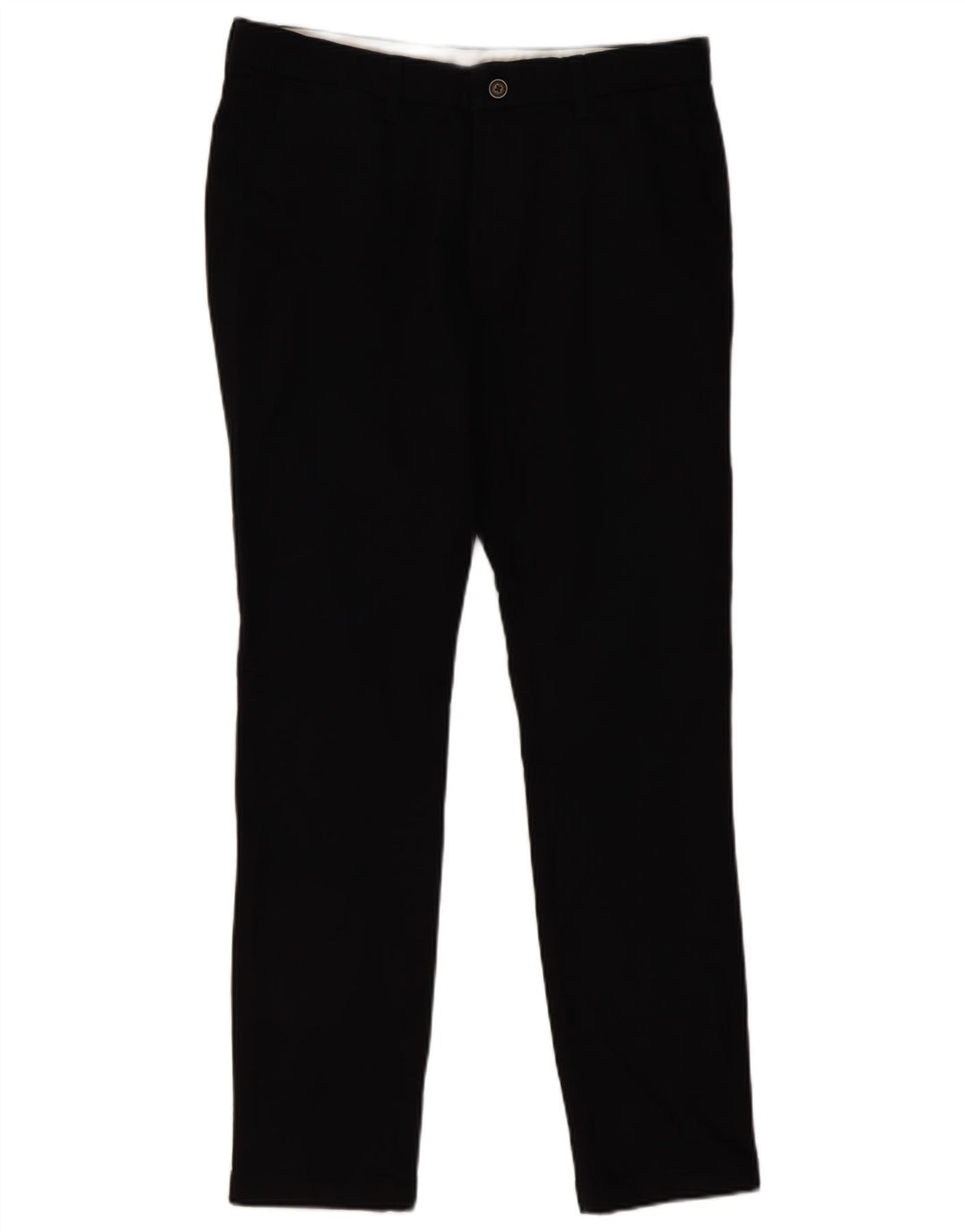 Marks & Spencer Mens Slim Chino Trousers W34 L31 Black Cotton