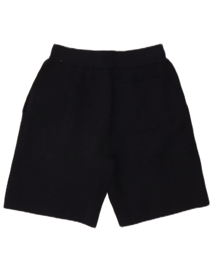 Zara Mens Casual Shorts Medium W31  Navy Blue Cotton