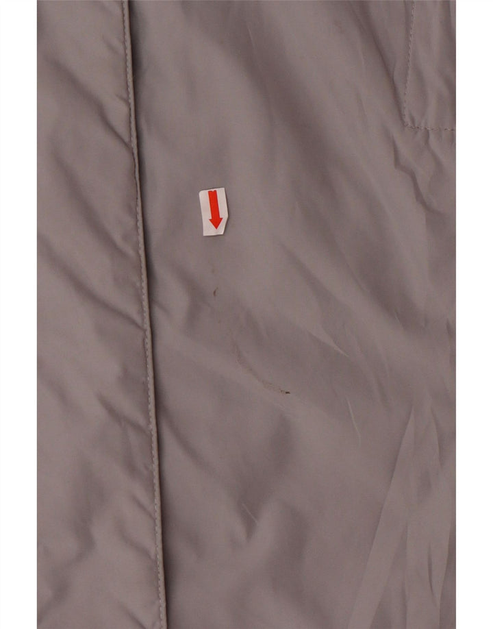 Champion Womens Hooded Windbreaker Jacket UK 18 XL Grey Polyester