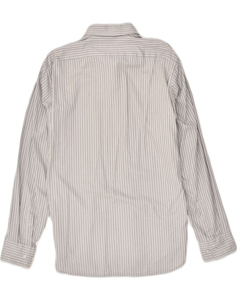 HUGO BOSS Mens Shirt Size 15 41 Medium Grey Striped Cotton | Vintage Hugo Boss | Thrift | Second-Hand Hugo Boss | Used Clothing | Messina Hembry 