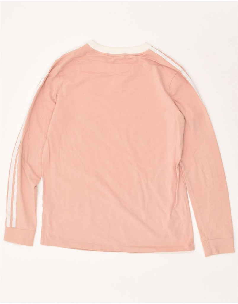 ADIDAS Womens Top Long Sleeve UK 14 Medium Pink | Vintage Adidas | Thrift | Second-Hand Adidas | Used Clothing | Messina Hembry 