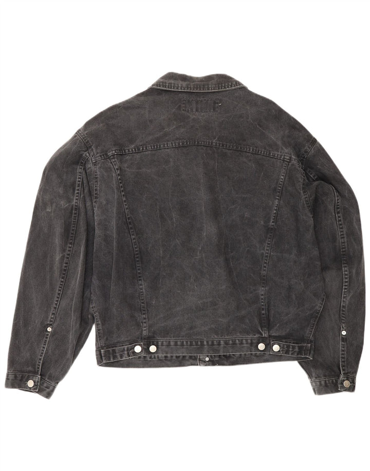 Wit Boy Mens Denim Jacket UK 44 2XL Grey