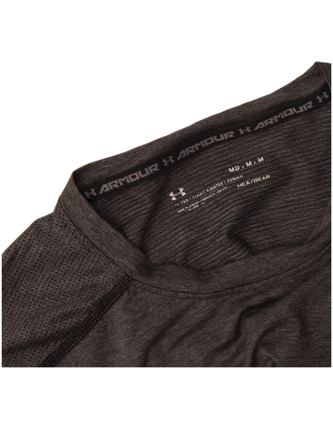 Under Armour Mens T-Shirt Top Medium Grey