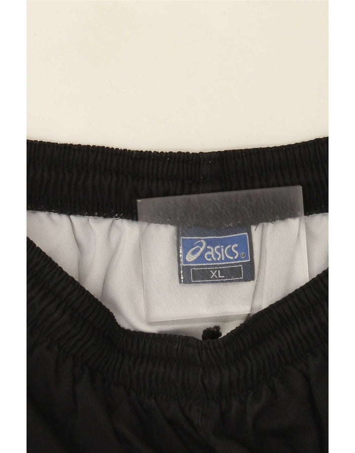 Asics Mens Graphic Sport Shorts XL Black Cotton