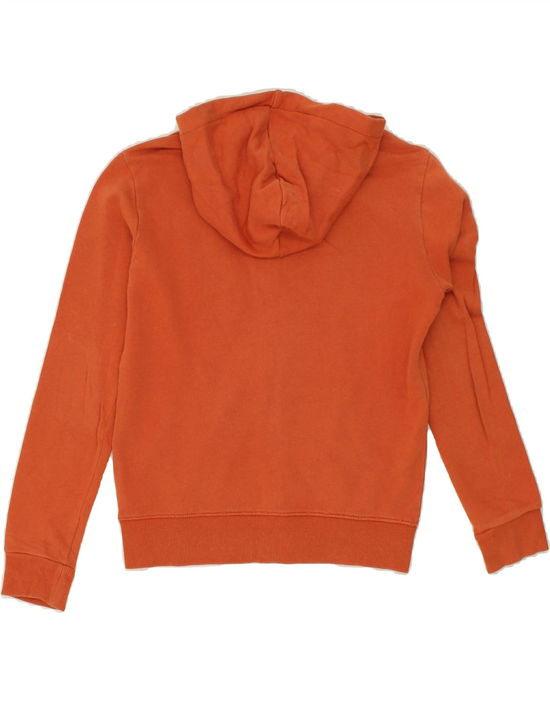 BENETTON Boys Graphic Zip Hoodie Sweater 10-11 Years XL  Orange Cotton | Vintage Benetton | Thrift | Second-Hand Benetton | Used Clothing | Messina Hembry 