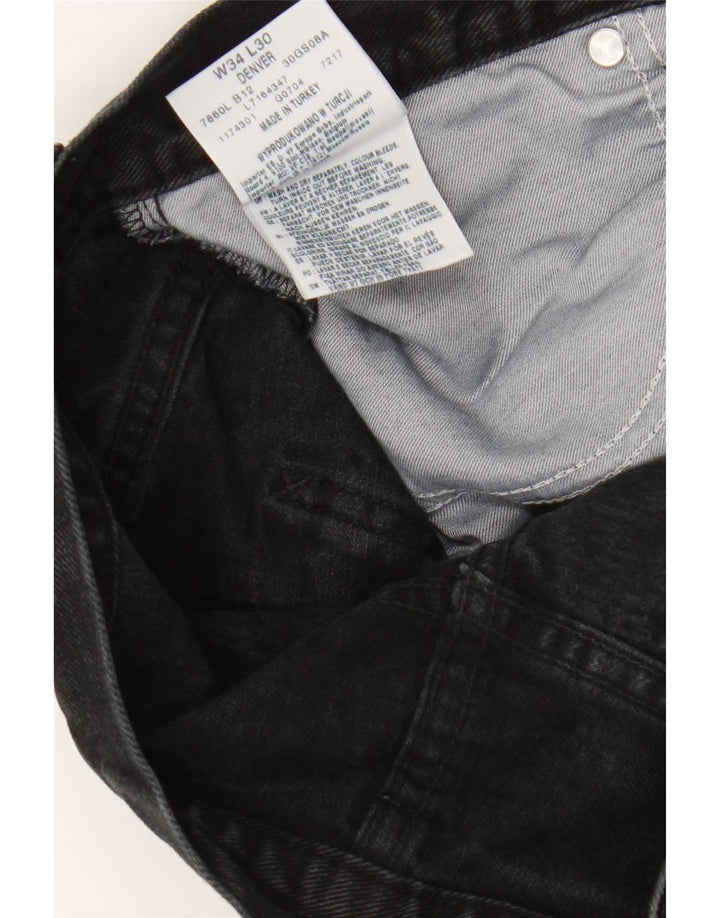 Lee Mens Denver Bootcut Jeans W34 L30 Black Cotton