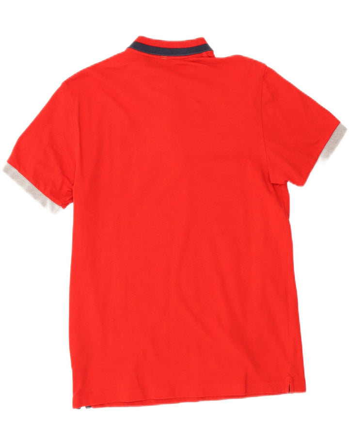 SUN68 Womens Polo Shirt UK 14 Large Red Cotton Vintage Sun68 and Second-Hand Sun68 from Messina Hembry 