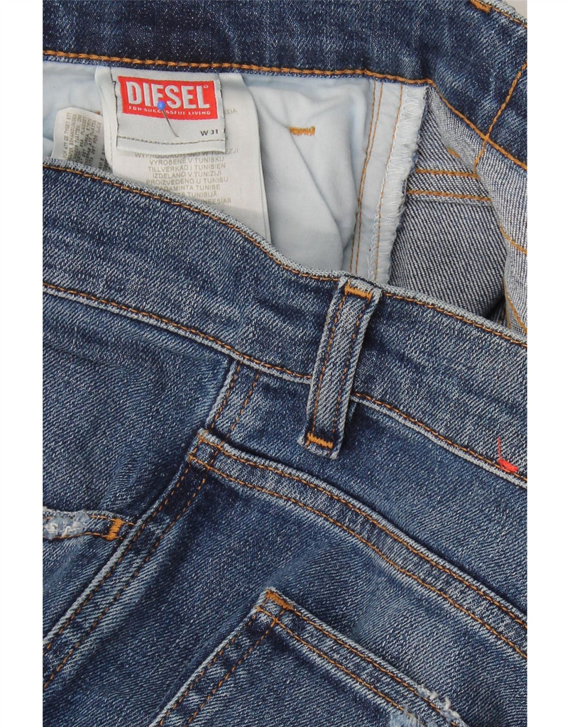 DIESEL Womens Cropped Jeans W31 L24 Blue Cotton Vintage Diesel and Second-Hand Diesel from Messina Hembry 