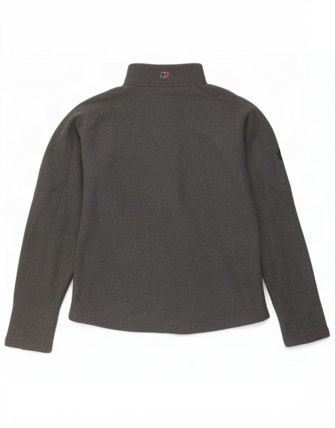 Berghaus Womens Zip Neck Sweatshirt Jumper UK 12 Medium Grey Polyester