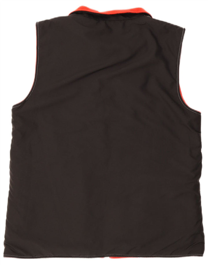 Lotto Mens Reversible Gilet UK 40 Large Black Colourblock