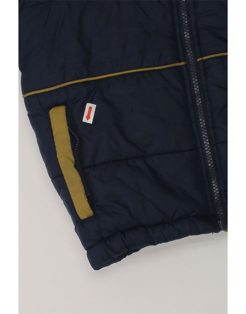 NFL Boys Hooded Padded Jacket 5-6 Years Navy Blue Nylon | Vintage NFL | Thrift | Second-Hand NFL | Used Clothing | Messina Hembry 