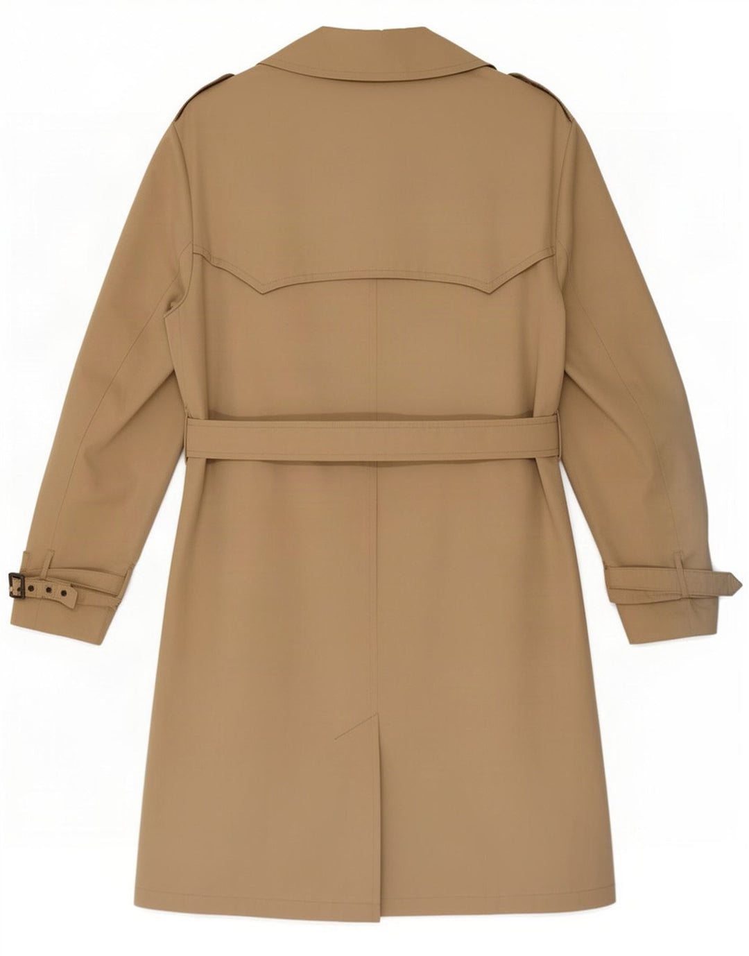 Vintage Mens Trench Coat IT 50 Large Beige Viscose
