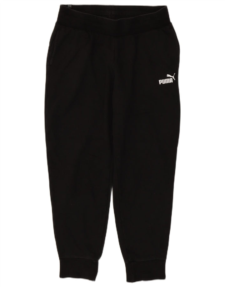 Puma Mens Tracksuit Trousers Joggers Medium  Black Cotton