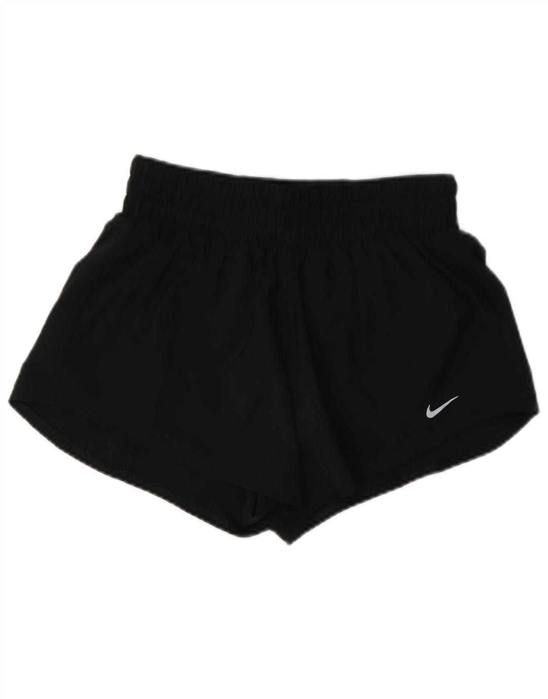 Nike Womens Dri Fit Sport Shorts UK 8 Small Black Polyester