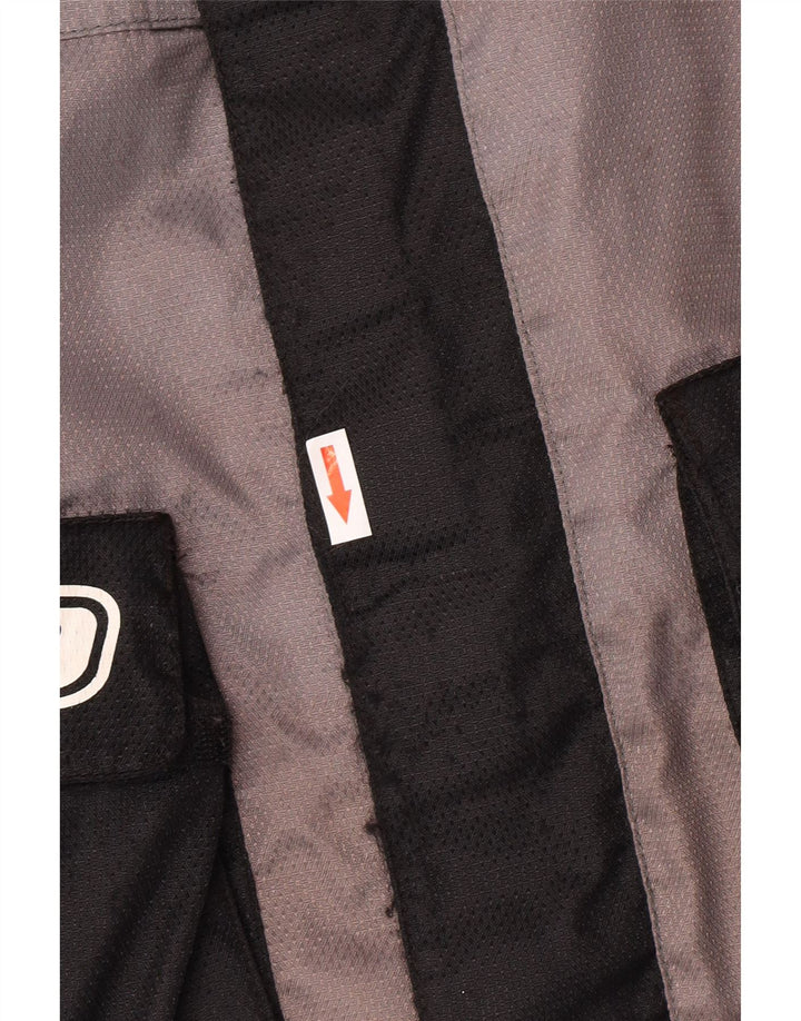 AXO Mens Graphic Racer Jacket UK 46 3XL Grey Colourblock Polyamide