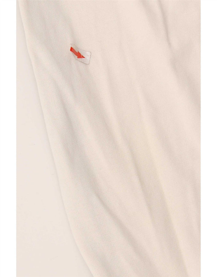 Champion Mens Graphic Sweatshirt Jumper Small White Colourblock Cotton