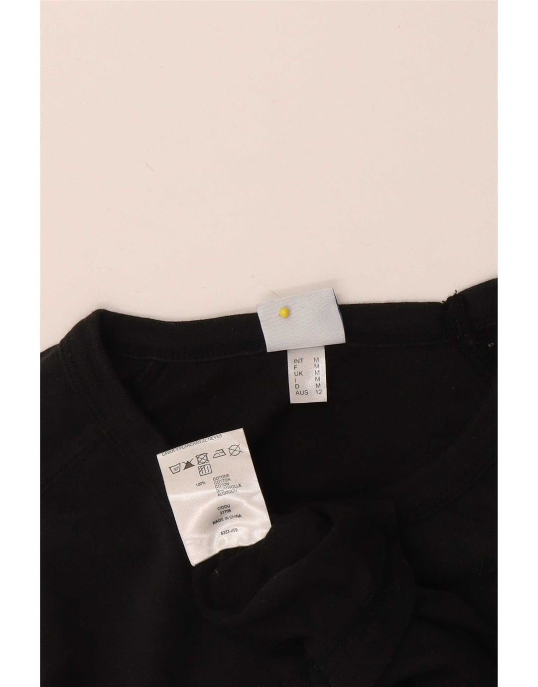 Arena Mens Graphic T-Shirt Top Medium Black Cotton