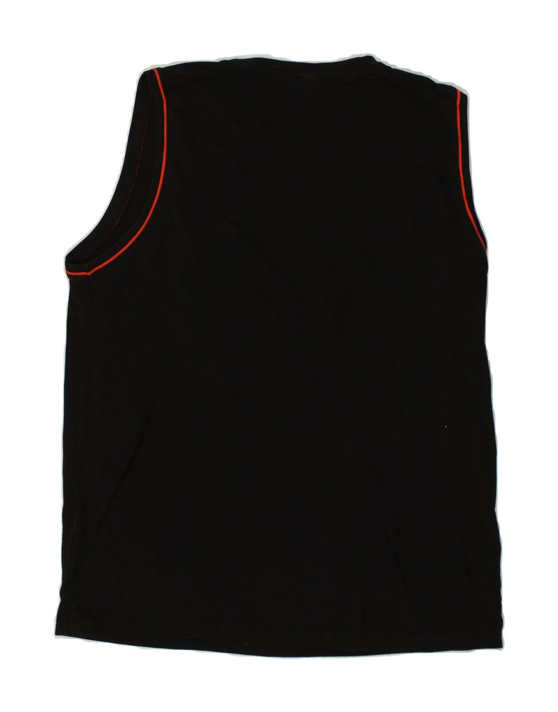 ARENA Mens Vest Top 2XL Black | Vintage Arena | Thrift | Second-Hand Arena | Used Clothing | Messina Hembry 