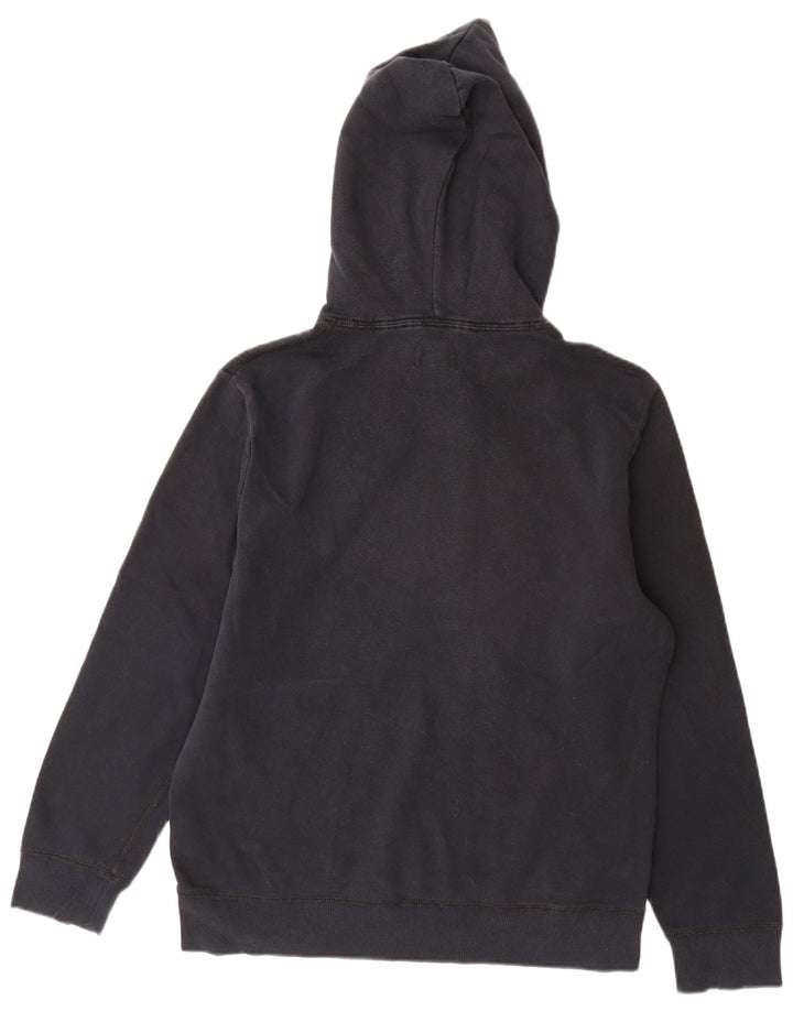 Converse Mens Hoodie Jumper Small Navy Blue Cotton