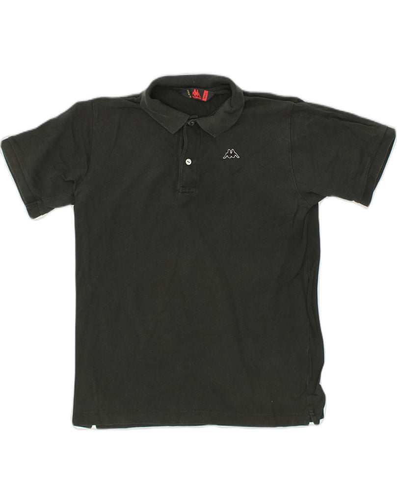 KAPPA Mens Polo Shirt Small Black Cotton | Vintage Kappa | Thrift | Second-Hand Kappa | Used Clothing | Messina Hembry 