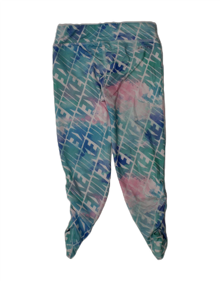 NIKE Girls Graphic Leggings 6-7 Years Multicoloured Polyester Sports Vintage Nike and Second-Hand Nike from Messina Hembry 