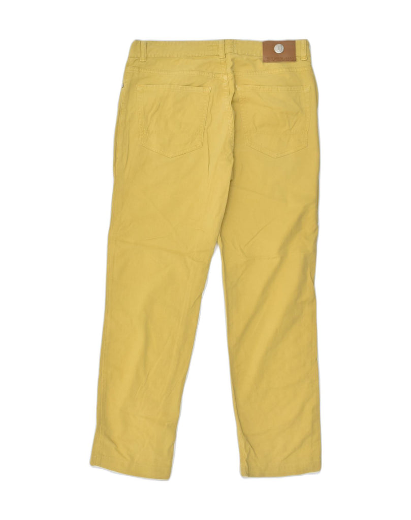 TRUSSARDI Mens Straight Jeans W32 L27 Yellow Cotton | Vintage Trussardi | Thrift | Second-Hand Trussardi | Used Clothing | Messina Hembry 