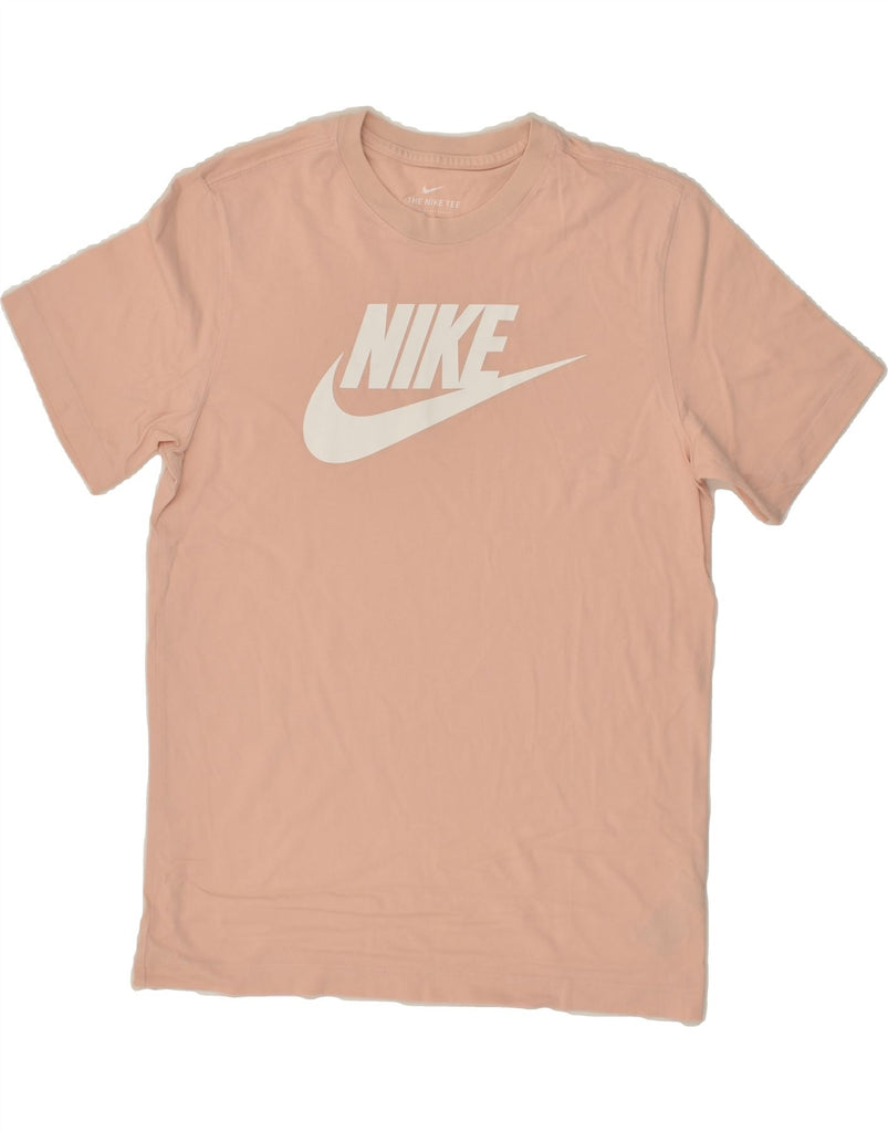 NIKE Mens Graphic T-Shirt Top Medium Pink Cotton Vintage Nike and Second-Hand Nike from Messina Hembry 